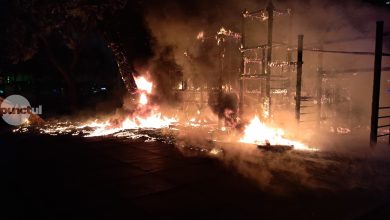 dosar-penal-pentru-incendierea-locului-de-joaca-de-pe-gheorghe-doja.-primarul-soos-promite-refacerea-parcului