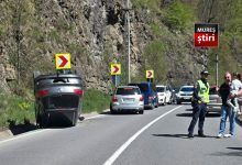 masina-rasturnata-in-zona-salard-dupa-ce-soferul-ar-fi-adormit-la-volan!