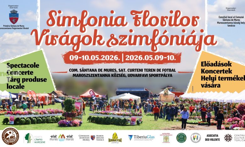targul-de-flori-de-la-santana-de-mures:-2-zile-de-culoare,-folclor-si-activitati-pentru-copii,-pe-9–10-mai