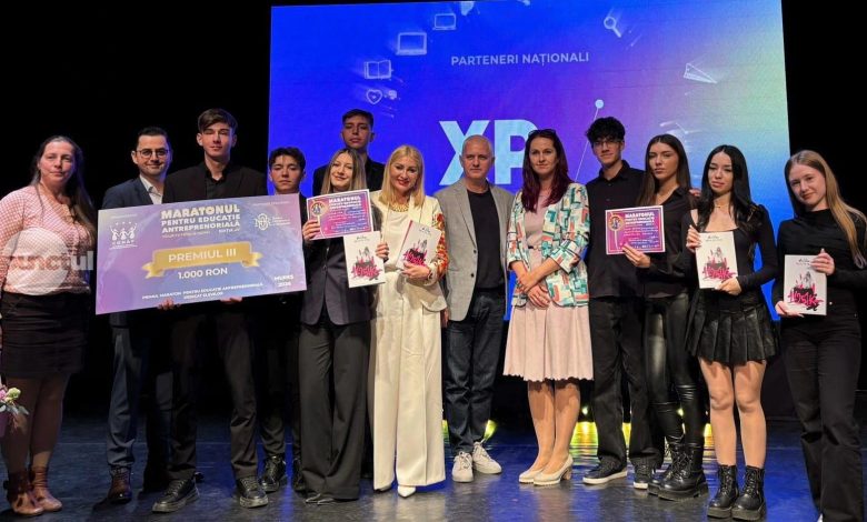 elevii-colegiului-economic-„transilvania”,-premiati-la-„maratonul-pentru-educatie-antreprenoriala”