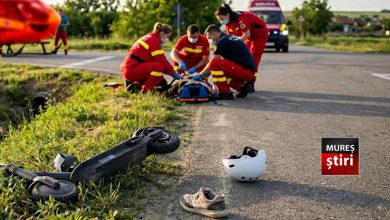 accident-grav:-tanar-preluat-de-elicopterul-de-la-targu-mures-dupa-ce-s-a-rasturnat-cu-trotineta!