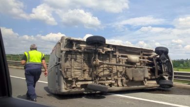 accident-pe-autostrada-a3:-duba-rasturnata-in-zona-turda!