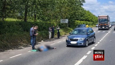 video:-accident-grav-in-corunca,-la-iesirea-din-targu-mures.-un-pieton-a-fost-spulberat-de-o-masina!