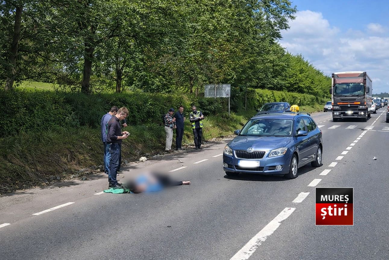 video:-accident-grav-in-corunca,-la-iesirea-din-targu-mures.-un-pieton-a-fost-spulberat-de-o-masina!