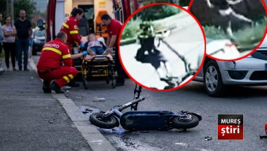 detalii-accident-grav-in-targu-mures:-un-copil-de-10-ani,-pe-trotineta-electrica,-lovit-in-plin-de-o-masina-in-cartierul-unirii!