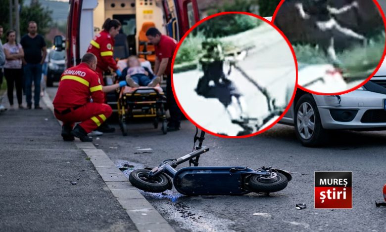 detalii-accident-grav-in-targu-mures:-un-copil-de-10-ani,-pe-trotineta-electrica,-lovit-in-plin-de-o-masina-in-cartierul-unirii!