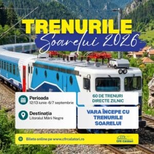 cfr-calatori-lanseaza-programul-estival-‘trenurile-soarelui’-2026
