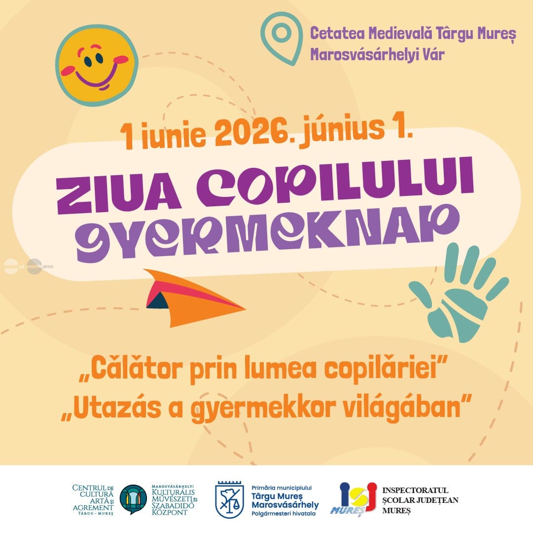 de-1-iunie,-cetatea-targu-mures-devine-taramul-copilariei!
