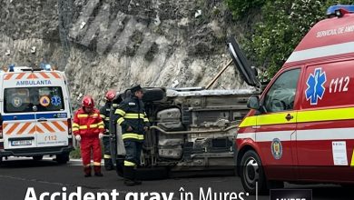 azi-|-accident-rutier-grav-in-mures:-autoturism-rasturnat-pe-dn-15,-lunca-bradului!