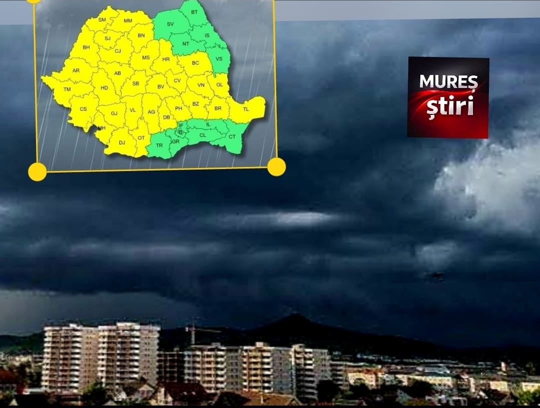 alerta-meteo-maxima:-furtuni-puternice-lovesc-romania-de-maine!-doua-avertizari-si-pentru-mures!