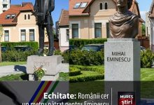„echitate,-nu-discriminare”:-romanii-cer-un-metru-patrat-pentru-eminescu-in-inima-orasului-sfantu-gheorghe!