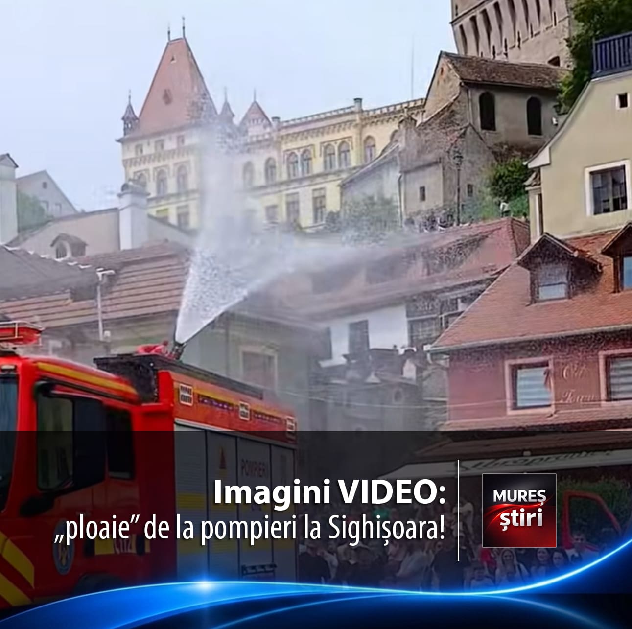 ziua-copilului-la-sighisoara:-distractie-maxima-cu-tehnica-militara-si-„ploaie”-de-la-pompieri!-video