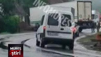 ultima-ora:-accident-grav-in-localitatea-trei-sate-pe-dn13a!-trafic-blocat-dupa-ce-un-camion-a-derapat-pe-carosabilul-umed!