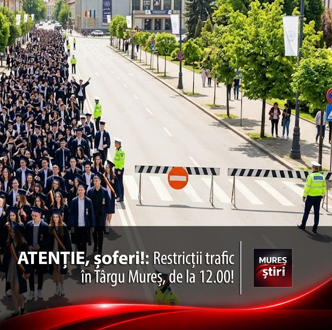 atentie,-soferi!-restrictii-temporare-de-trafic-in-targu-mures,-marti,-2-iunie!
