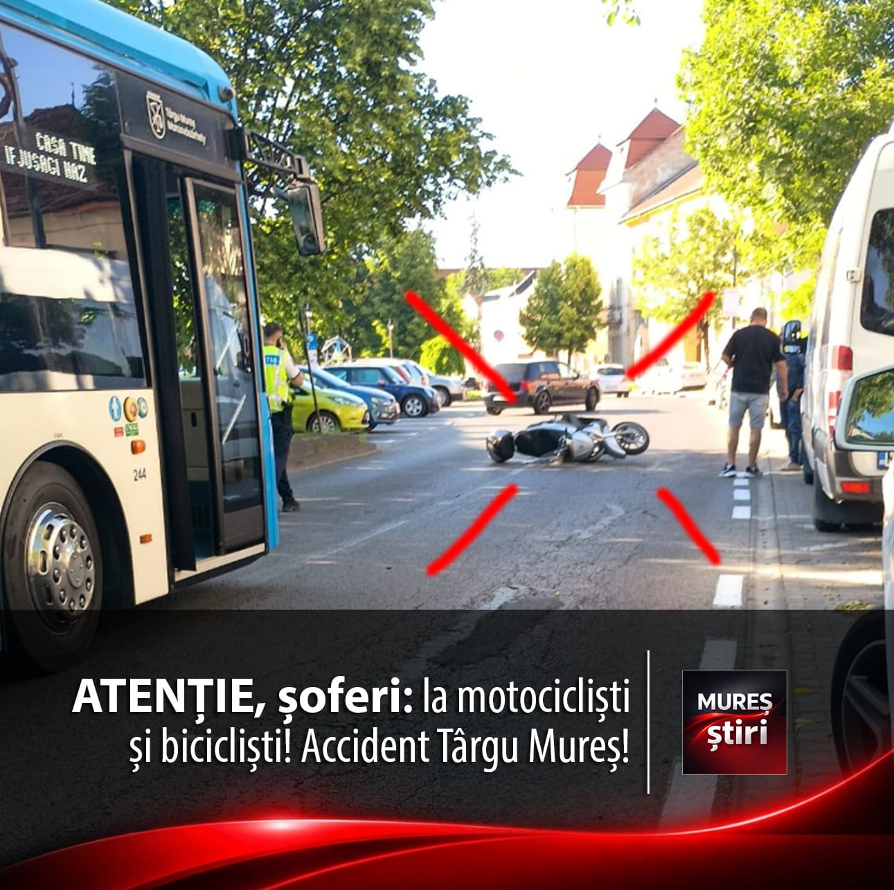 accident-rutier-in-targu-mures-–-atentie-sporita-la-motociclisti-si-biciclisti!