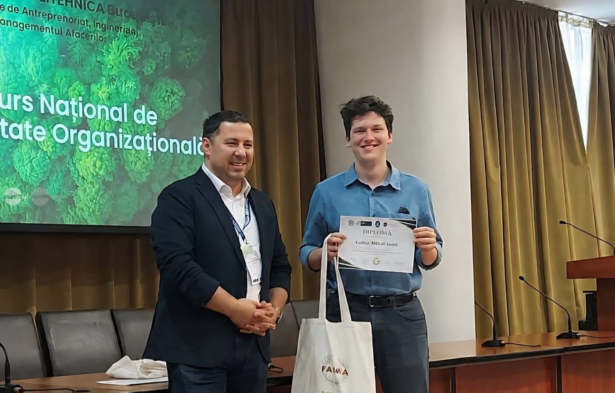 student-umfst,-premiat-la-concursul-national-de-sustenabilitate-organizationala