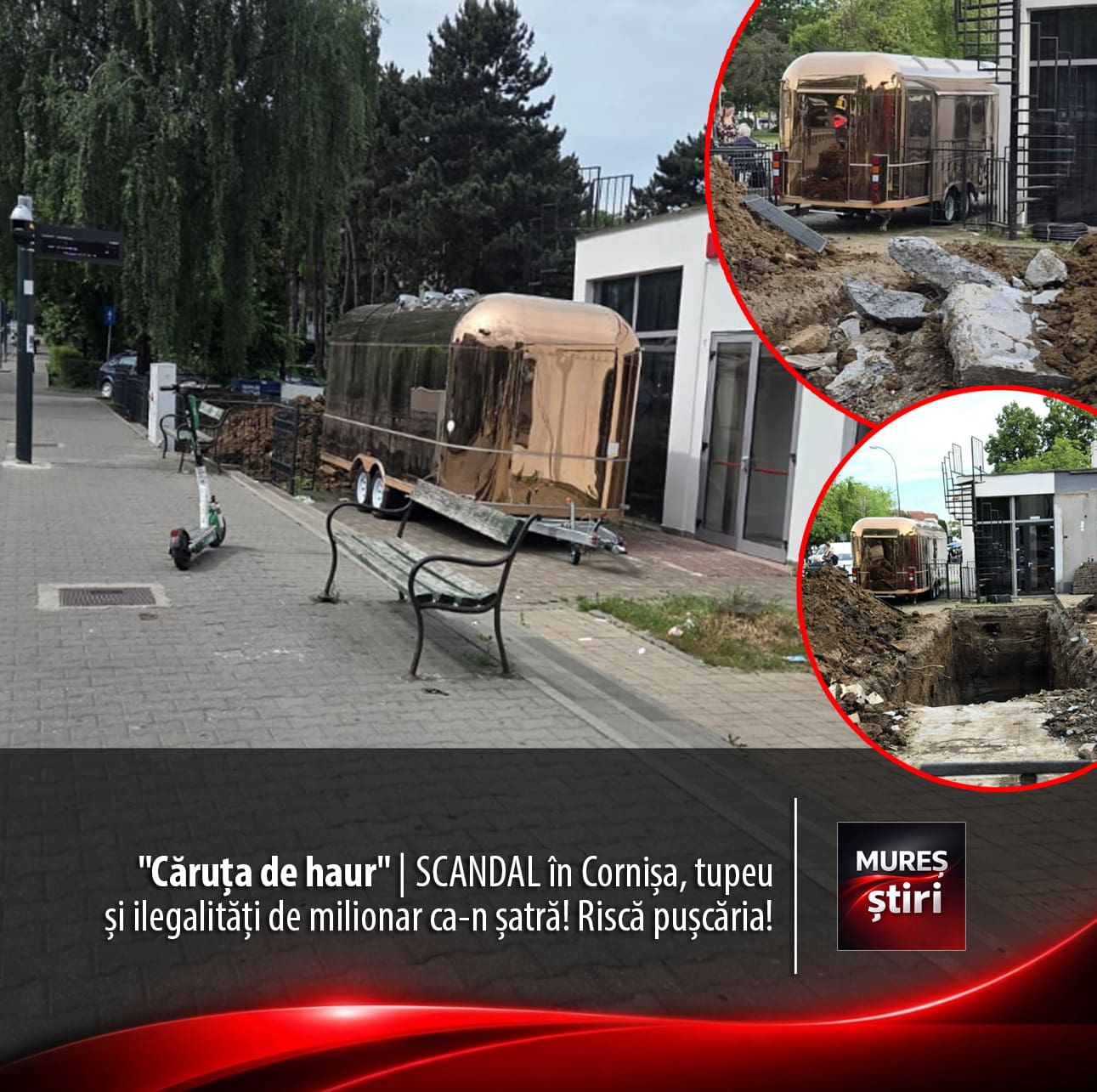 scandal-in-cartierul-cornisa-din-targu-mures:-locuitorii-reclama-sfidarea-legii-prin-lucrari-ilegale-si-parcarea-“carutei-de-haur”-ca-in-satra!