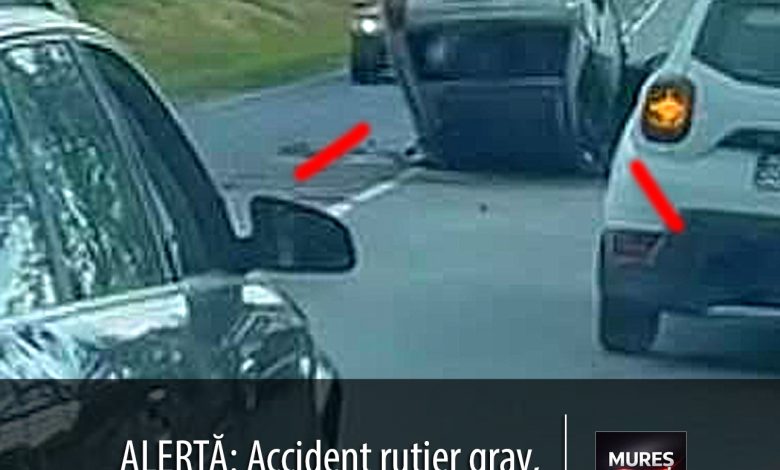 alerta:-accident-rutier-grav,-masina-rasturnata-pe-dn-13a,-drumul-dintre-chibed-si-ghindari!