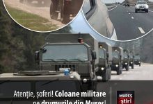 atentie,-soferi!-coloane-militare-vor-circula-pe-drumurile-din-mures,-bistrita-nasaud-si-cluj!