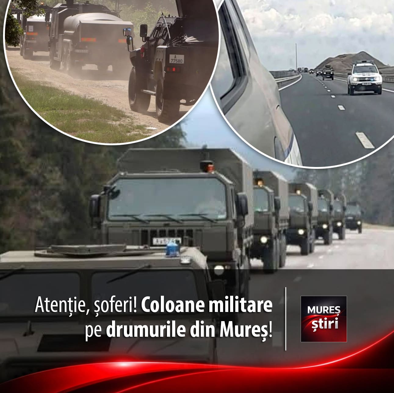 atentie,-soferi!-coloane-militare-vor-circula-pe-drumurile-din-mures,-bistrita-nasaud-si-cluj!