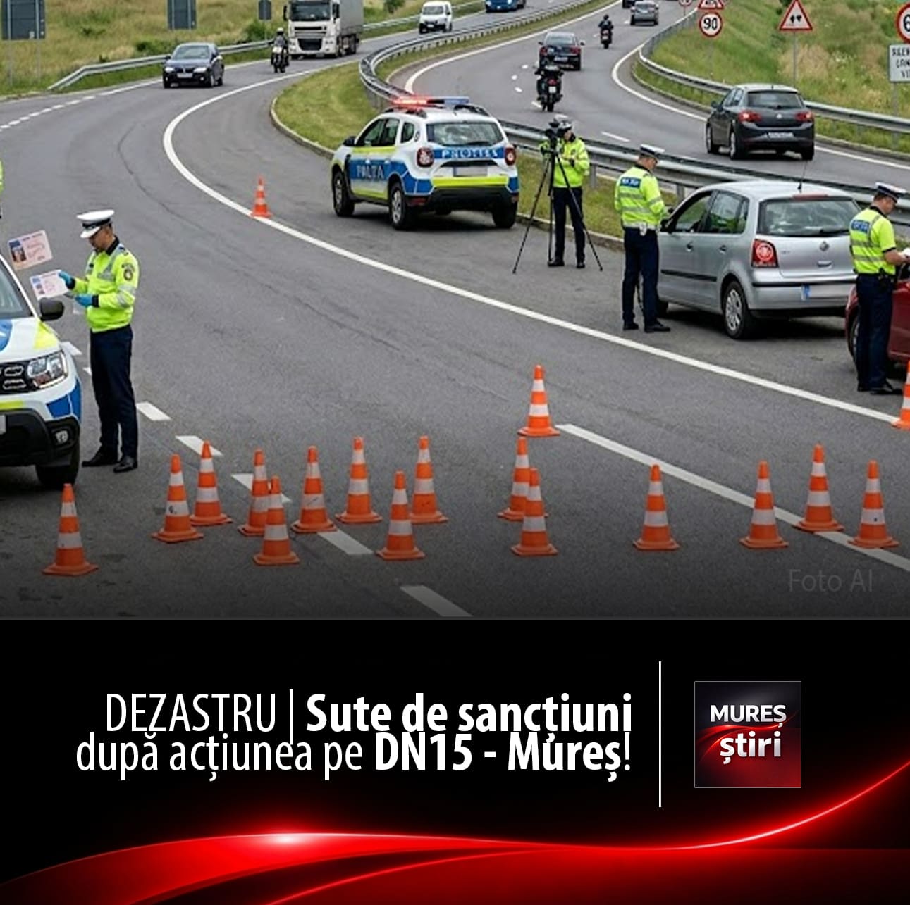 dezastru-|-sute-de-sanctiuni-aplicate-in-urma-unei-ample-actiuni-pe-dn15-–-mures:-pietoni,-trotinetisti,-viteza-si-soferi-beti!