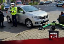 accident-in-targu-mures:-coliziune-intre-un-autoturism-si-o-trotineta-pe-strada-moldovei!