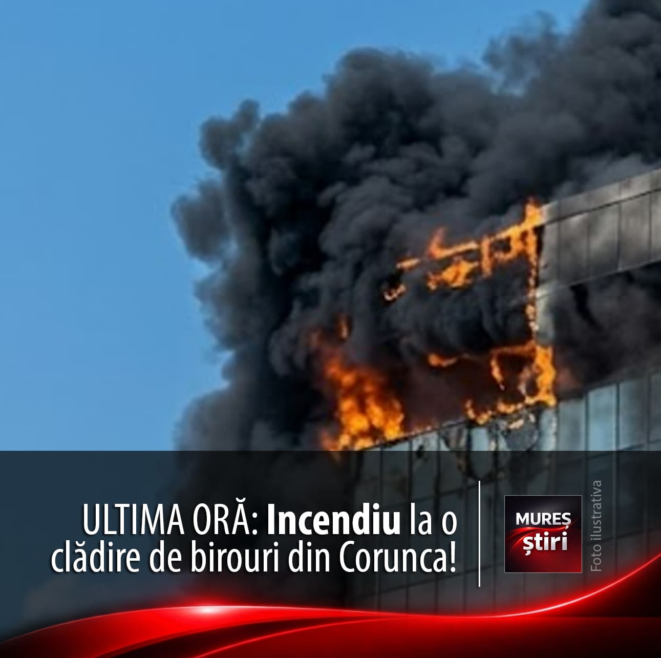 ultima-ora:-incendiu-la-o-cladire-de-birouri-din-corunca;-19-persoane-s-au-autoevacuat!