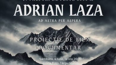 proiectie-de-film-cu-alpinistul-adrian-laza,-la-uzina-foto-din-targu-mures