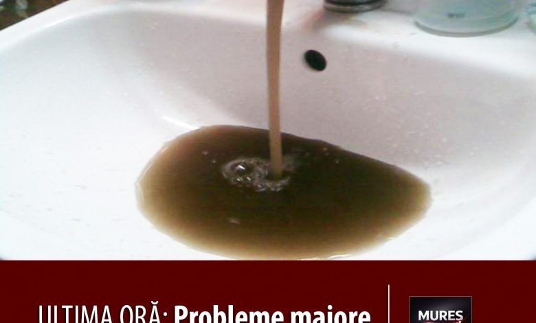 ultima-ora:-probleme-majore-in-alimentarea-cu-apa-a-municipiului-reghin!-comunicat-oficial-aquaserv-sa