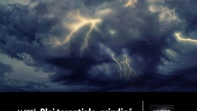 alerta-meteo:-cod-portocaliu-de-instabilitate-atmosferica-accentuata-in-judetul-mures!