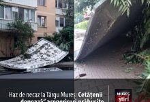 haz-de-necaz-la-targu-mures:-cetatenii-„doneaza”-resturi-de-acoperisuri-prabusite-pentru-a-atrage-atentia-unei-administratii-absente!
