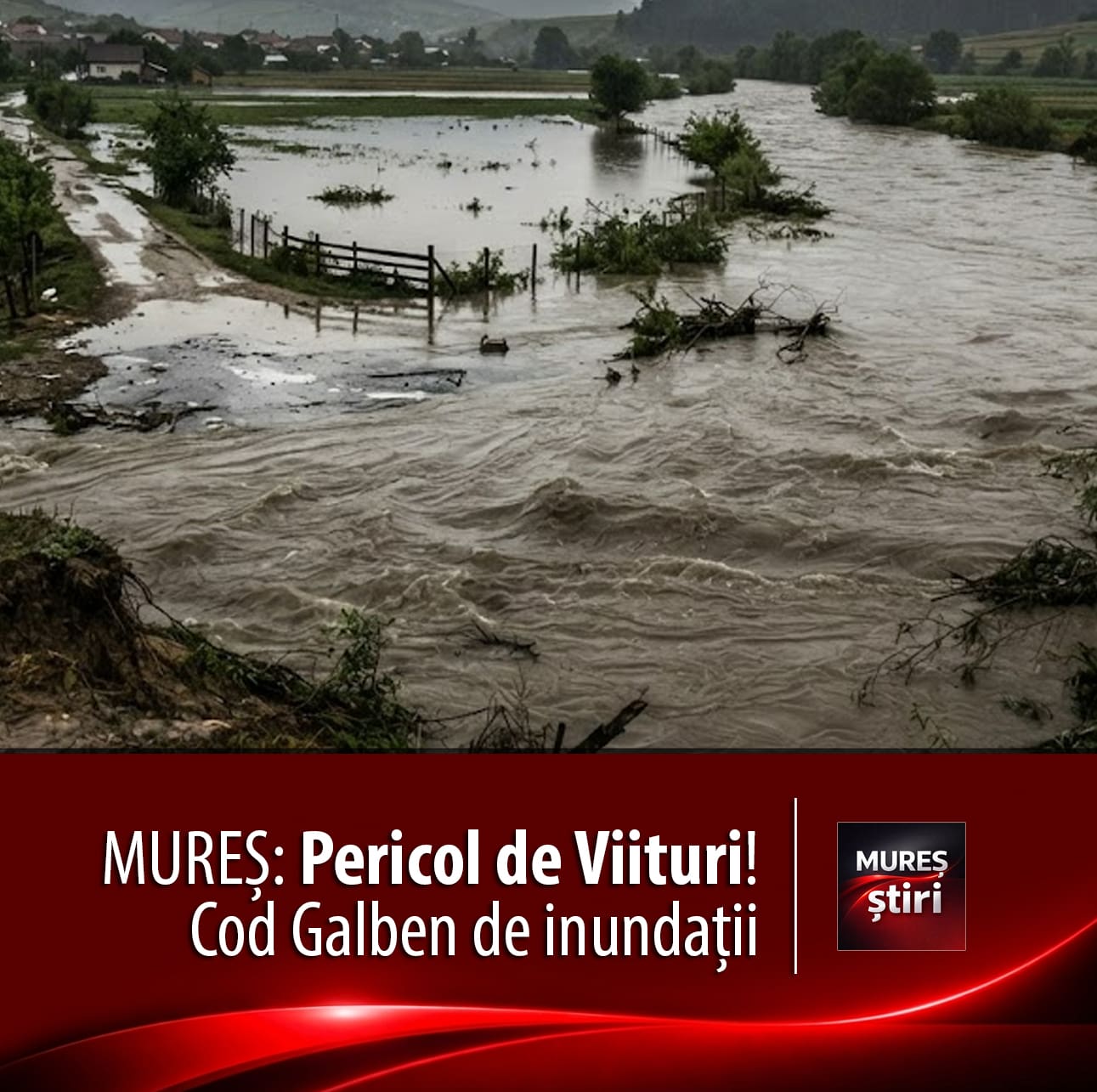 judetul-mures:-pericol-de-viituri!-cod-galben-de-inundatii-in-bazinul-raului-mures