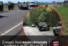 zi-neagra-pe-sosele:-doua-masini-rasturnate-in-aceeasi-zi,-pe-dn-13b-si-pe-dn-12,-in-harghita!