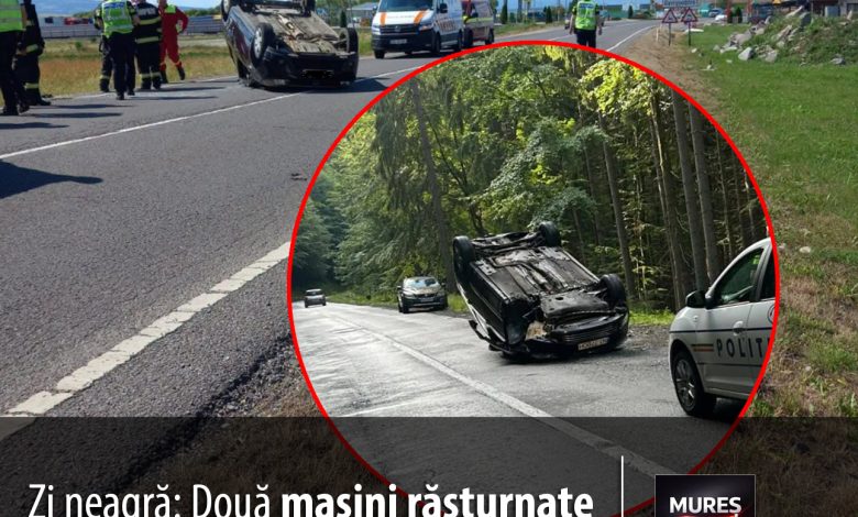 zi-neagra-pe-sosele:-doua-masini-rasturnate-in-aceeasi-zi,-pe-dn-13b-si-pe-dn-12,-in-harghita!