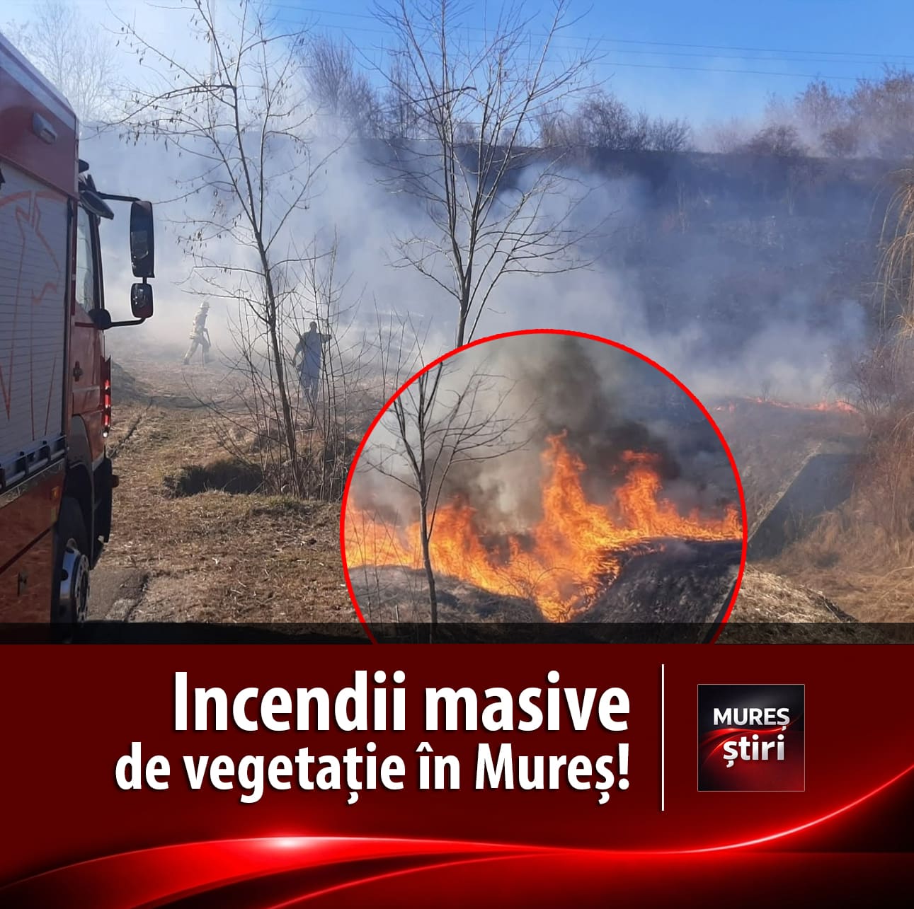 foto-|-interventie-prompta-a-pompierilor-din-rusii-munti:-trei-incendii-de-vegetatie-lichidate-astazi!