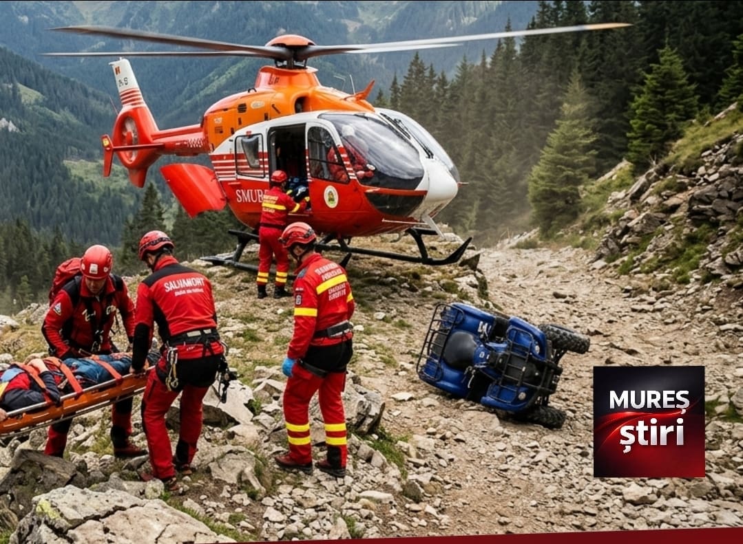 update-|-interventie-contra-cronometru-in-judetul-mures:-victima-a-unui-accident-de-atv,-evacuata-cu-elicopterul-smurd