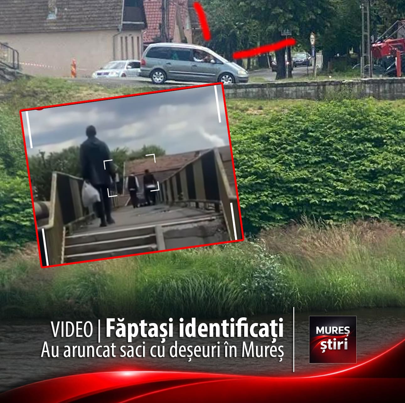 video-|-faptasii-care-au-aruncat-saci-cu-deseuri-in-raul-mures,-identificati-si-amendati-cu-20.000-de-lei,-la-reghin!