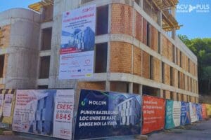 noul-spital-de-terapie-intensiva-neonatala-din-tg.-mures-prinde-contur,-structura-cladirii-fiind-ridicata