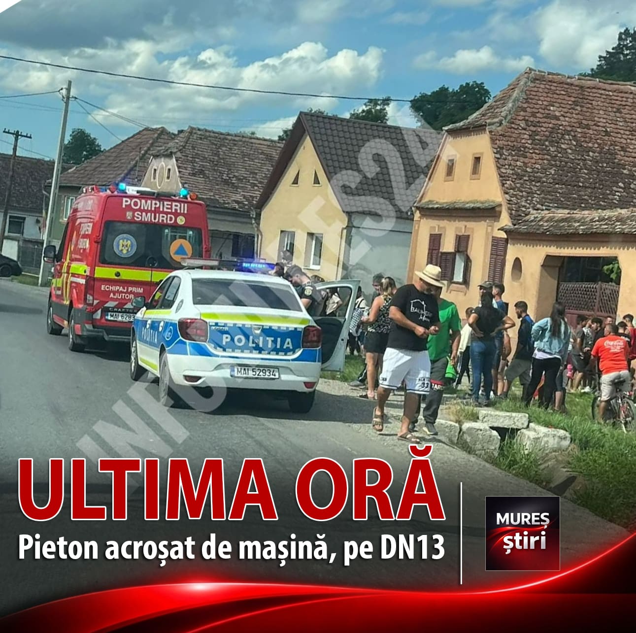 accident-rutier-grav:-un-pieton-ar-fi-fost-acrosat-de-un-autoturism,-pe-dn13,-in-tigmandru!