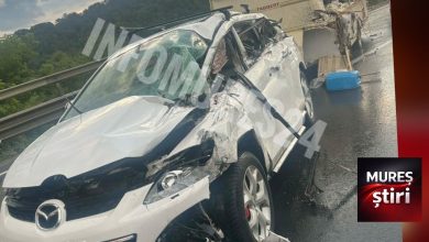 accident-grav:-trafic-blocat-la-iesirea-din-sighisoara-spre-balauseri-din-cauza-unui-camion-scapat-de-sub-control!