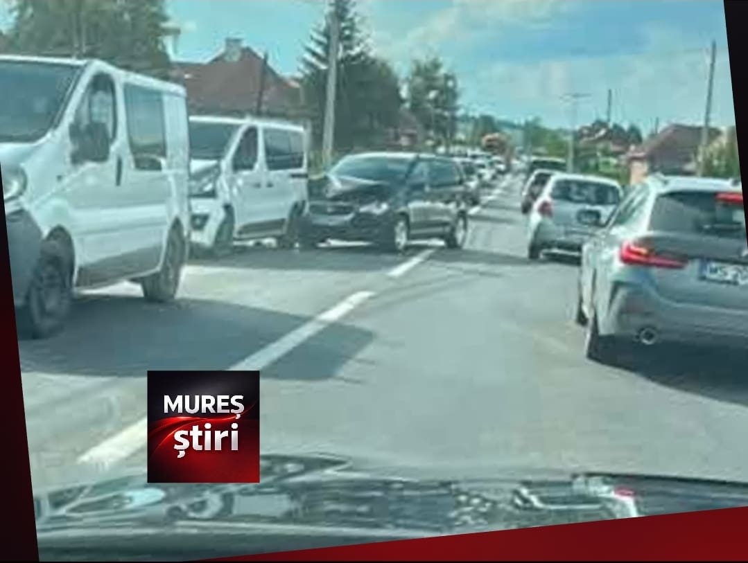 accident-rutier-in-localitatea-gaiesti,-judetul-mures:-trafic-ingreunat-pe-drumul-judetean-dj-151d