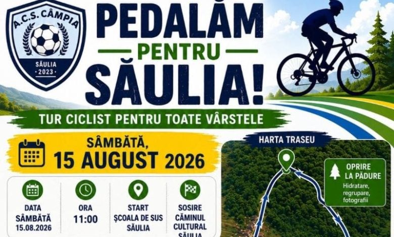turul-saulia-2026,-o-zi-dedicata-bicicletei,-miscarii-si-comunitatii