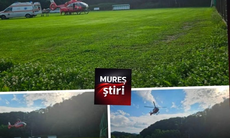 interventie-contra-cronometru-la-sovata:-o-femeie-care-a-suferit-un-infarct,-preluata-de-urgenta-cu-elicopterul-smurd