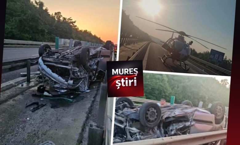 elicopterul-smurd-targu-mures,-solicitat-de-urgenta:-o-fetita-de-5-ani-a-murit-intr-un-groaznic-accident-pe-autostrada-a1