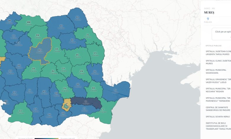 cnas-a-publicat-situatia-spitalelor-publice-din-mures.-institutul-inimii-are-cel-mai-mare-indice-de-complexitate