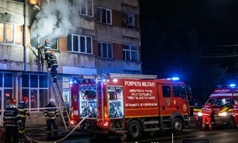 noapte-de-cosmar-pentru-o-familie-din-reghin:-apartamenul-a-luat-foc!