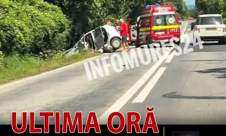 accident-grav-pe-dn-13a:-trei-victime,-dintre-care-una-incarcerata,-in-urma-unei-coliziuni-intre-doua-autoturisme!