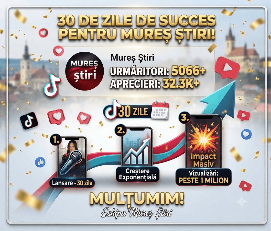 explozie-de-succes-pentru-mures-stiri-si-pe-tiktok:-peste-5.000-de-urmaritori-in-doar-30-de-zile!