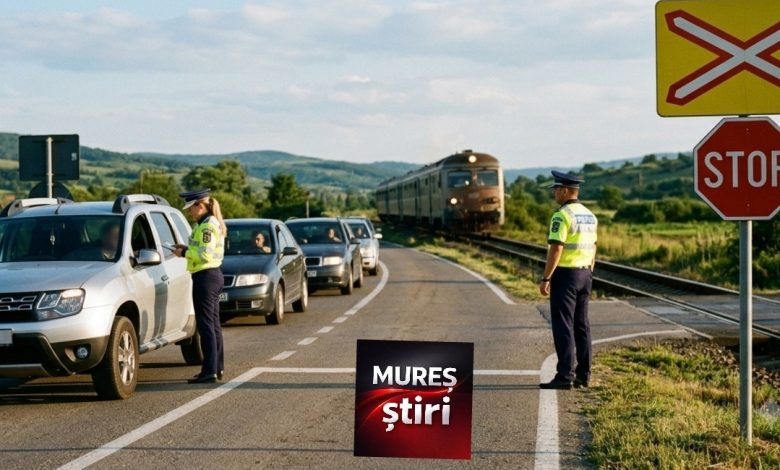 sute-de-soferi-verificati-la-trecerile-la-nivel-cu-calea-ferata-in-mures:-zeci-de-amenzi-si-10-permise-retinute!