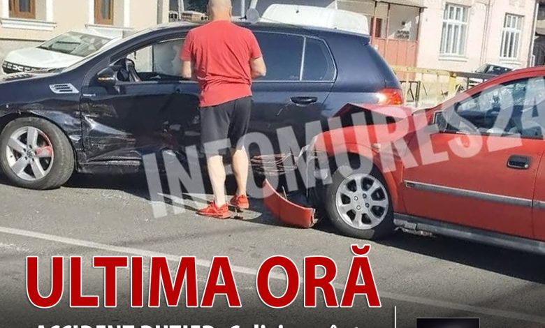 accident-rutier:-coliziune-intre-doua-autovehicule-pe-strada-iuliu-maniu-din-targu-mures